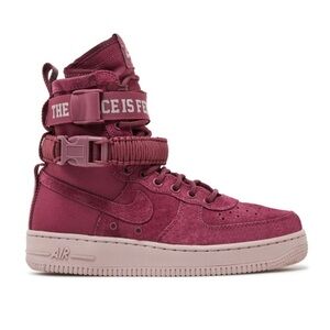 Nike SF Air Force 1 High Force Is Female Vintage
Wine (Women's)